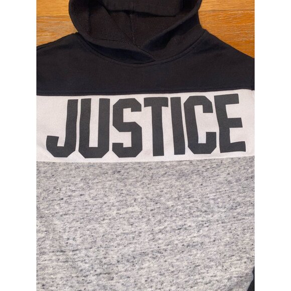 Justice Girls Colorblock Hoodie-size 10 - Picture 3 of 4